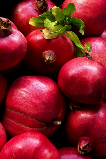 Granatäpfel mit Grüßen