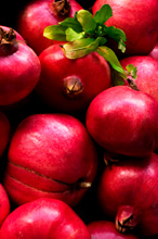 Granatäpfel mit Grüßen